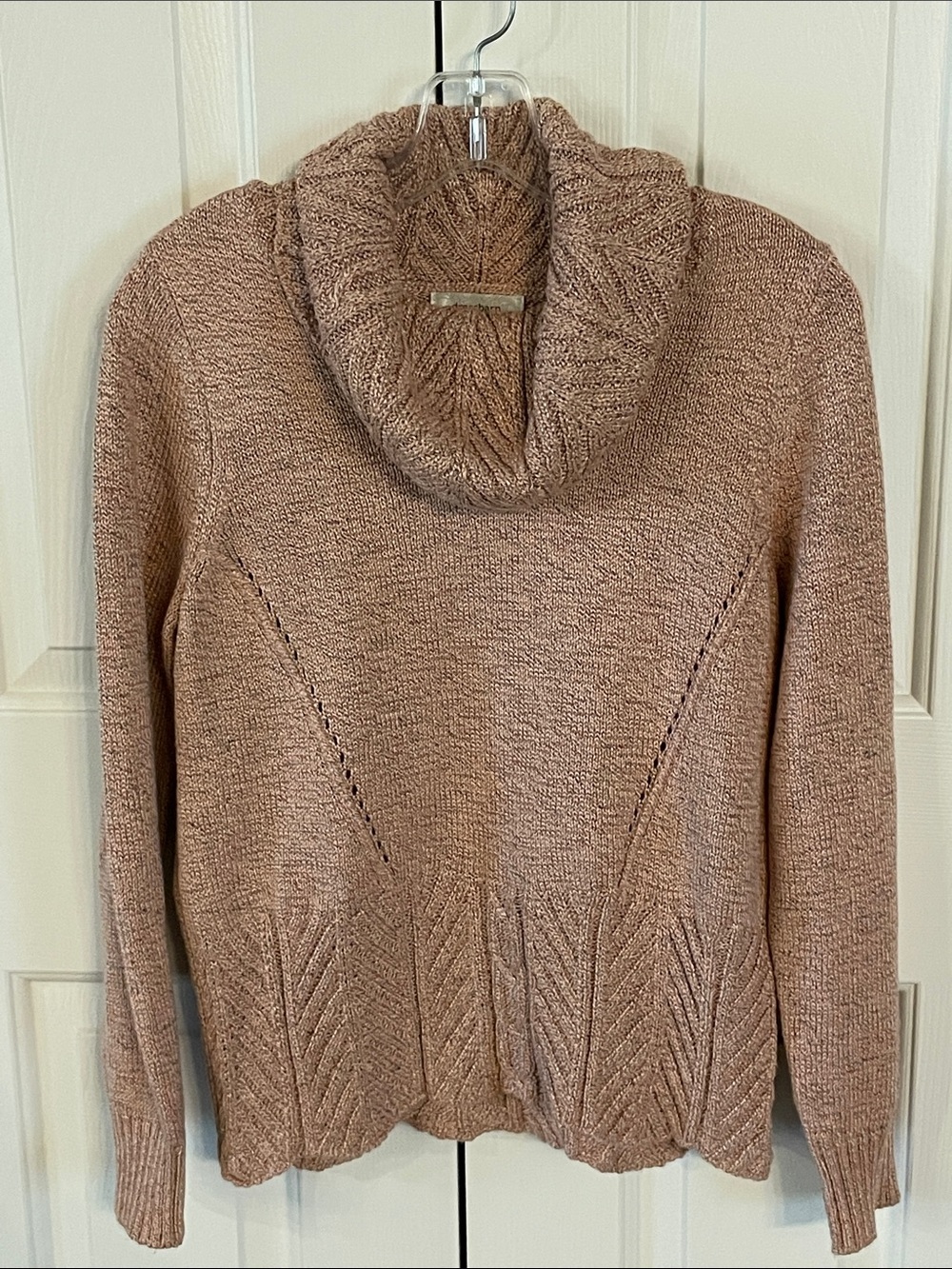 Cowl neck sweater blouse
